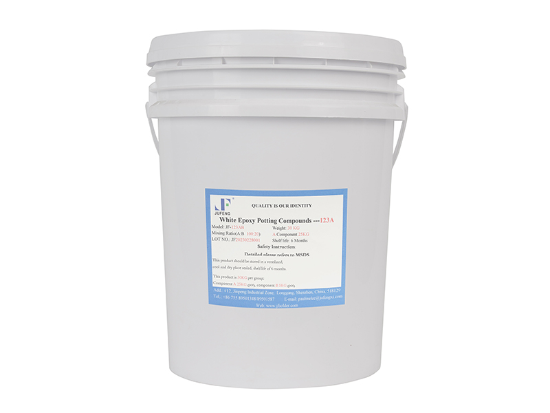 Composants polyépoxydes blancs pour encapsulation, JF-123AB