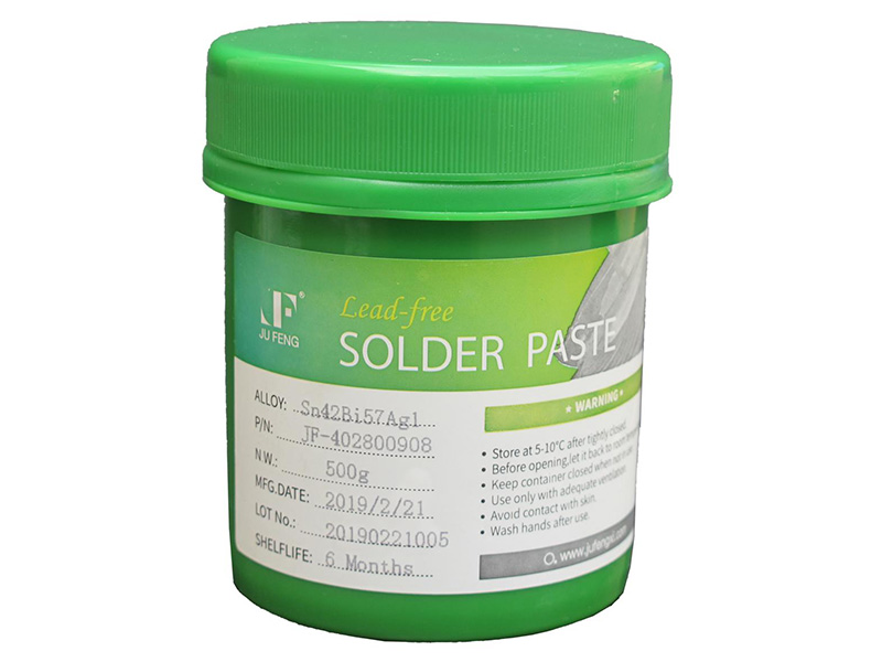 Pâte à souder basse température Sn42Bi57Ag1